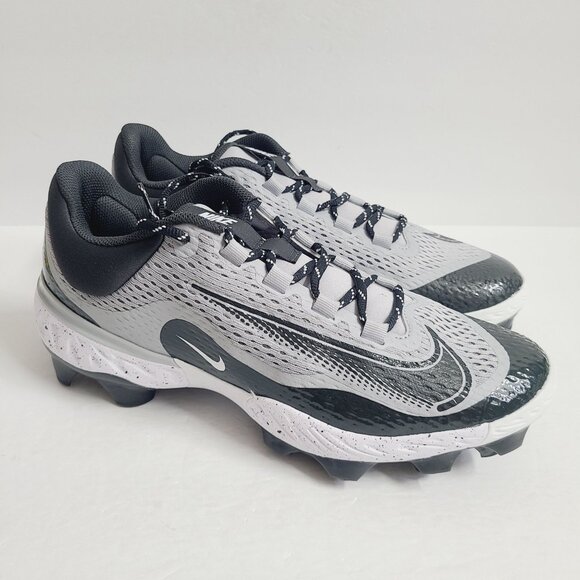 Nike Alpha Huarache Elite 4 Low MCS Baseball Cleats FD6221-002 Size 11.5 Gray #1 main image 8